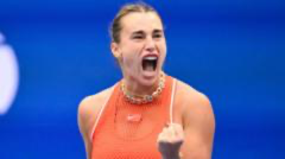 Source-supplied image for: Sabalenka overcomes tricky Townsend test at US Open